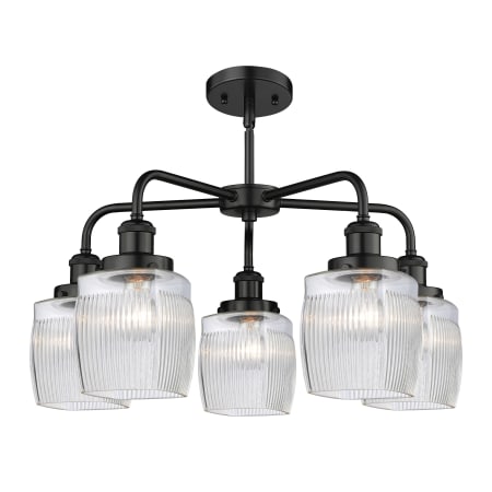 A large image of the Innovations Lighting 916-5CR-15-24 Colton Chandelier Alternate Image