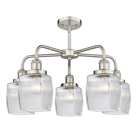 A large image of the Innovations Lighting 916-5CR-15-24 Colton Chandelier Alternate Image