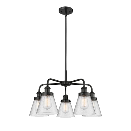 A large image of the Innovations Lighting 916-5CR-15-25 Cone Chandelier Alternate Image