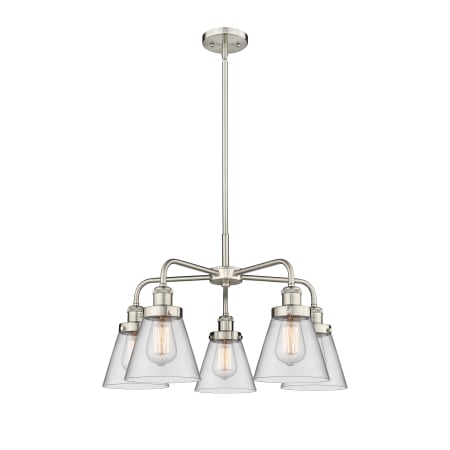 A large image of the Innovations Lighting 916-5CR-15-25 Cone Chandelier Alternate Image