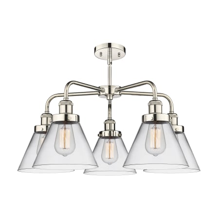 A large image of the Innovations Lighting 916-5CR-15-26 Cone Chandelier Alternate Image