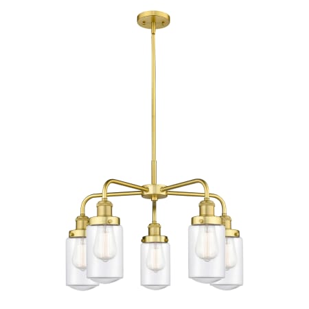 A large image of the Innovations Lighting 916-5CR-16-23 Dover Chandelier Alternate Image