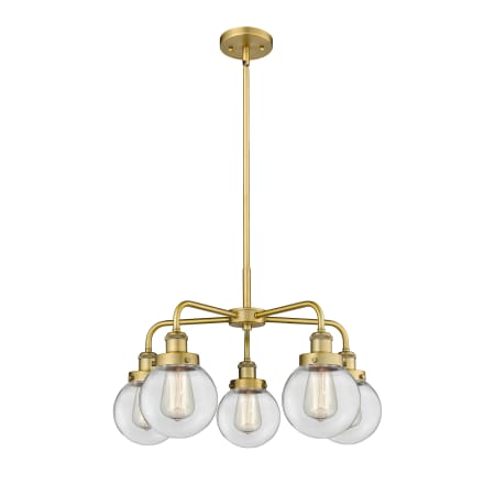 A large image of the Innovations Lighting 916-5CR-16-24 Beacon Chandelier Alternate Image