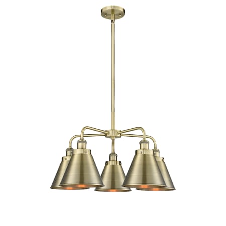 A large image of the Innovations Lighting 916-5CR-16-26 Ballston Urban Chandelier Alternate Image