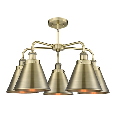 A large image of the Innovations Lighting 916-5CR-16-26 Ballston Urban Chandelier Alternate Image