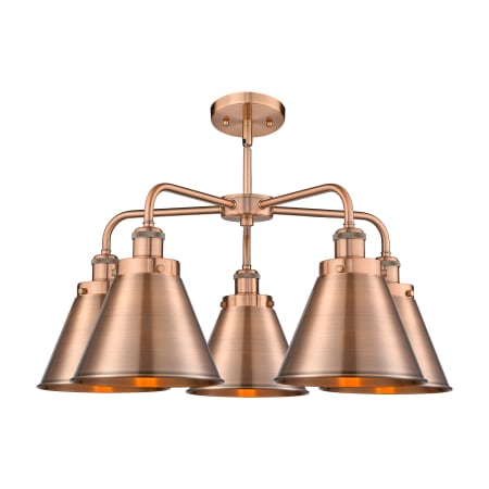 A large image of the Innovations Lighting 916-5CR-16-26 Ballston Urban Chandelier Alternate Image