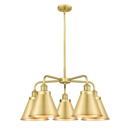 A large image of the Innovations Lighting 916-5CR-16-26 Ballston Urban Chandelier Alternate Image