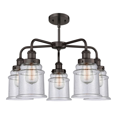 A large image of the Innovations Lighting 916-5CR-17-24 Canton Chandelier Alternate Image