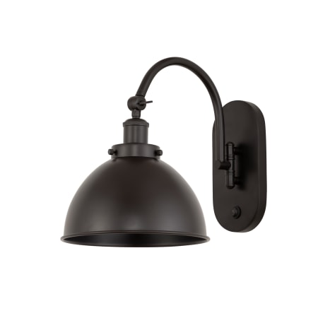 A large image of the Innovations Lighting 918-1W-11-10 Ballston Urban Sconce Oil Rubbed Bronze