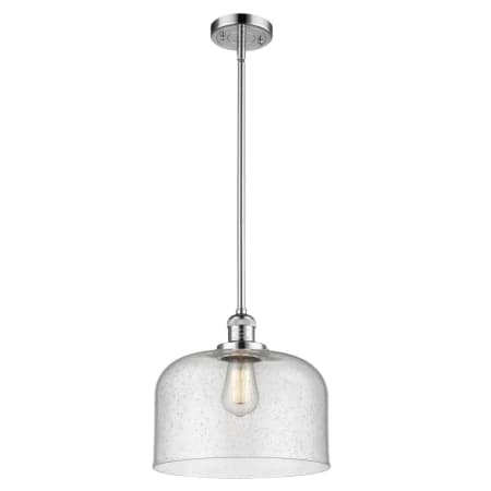 A large image of the Innovations Lighting 201S X-Large Bell Polished Chrome / Seedy