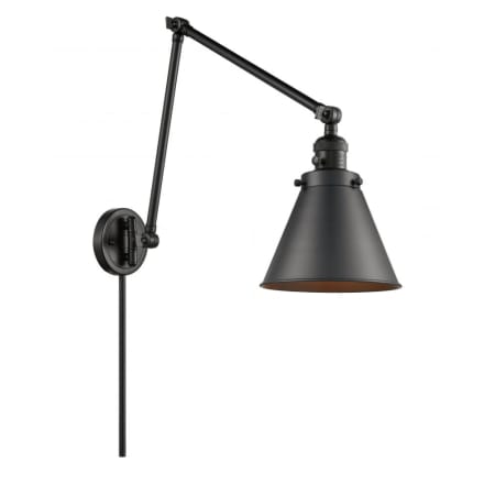 A large image of the Innovations Lighting 238-BK-M13 Black