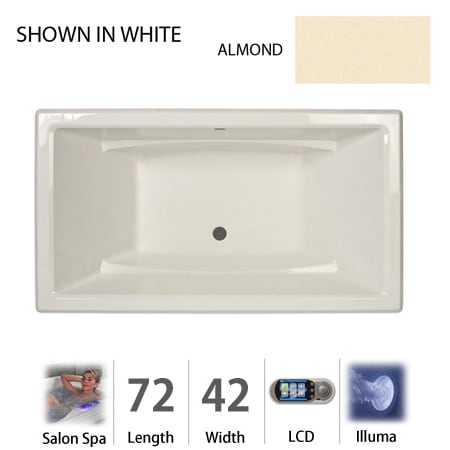 A large image of the Jacuzzi ACE7242 CCR 5IH Almond