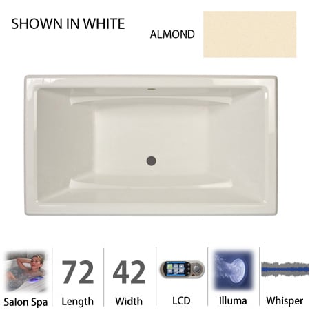 A large image of the Jacuzzi ACE7242 CCR 5IW Almond