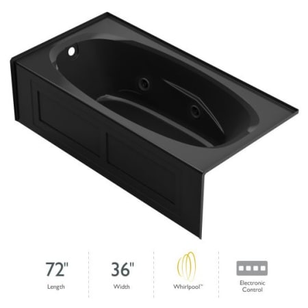 A large image of the Jacuzzi AM27236WLR2XX Black