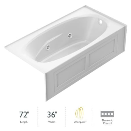 A large image of the Jacuzzi AM27236WRL2XX White
