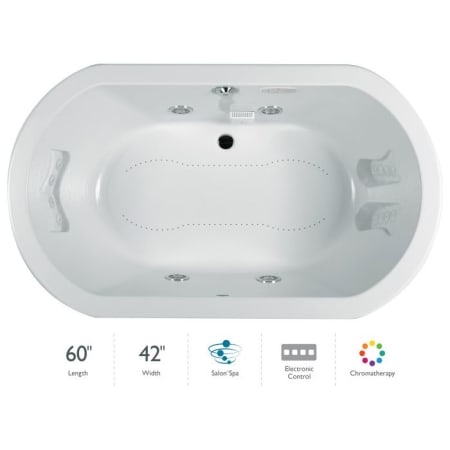 A large image of the Jacuzzi ANZ6042CCR4CH White