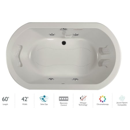 A large image of the Jacuzzi ANZ6042CCR4CW Oyster