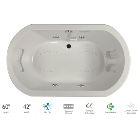 A large image of the Jacuzzi ANZ6042CCR4IW Oyster
