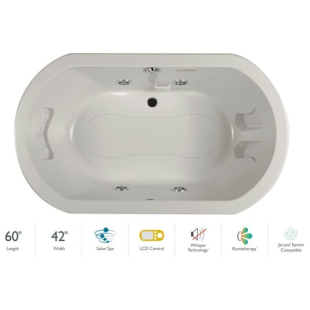 A large image of the Jacuzzi ANZ6042CCR5IW Oyster