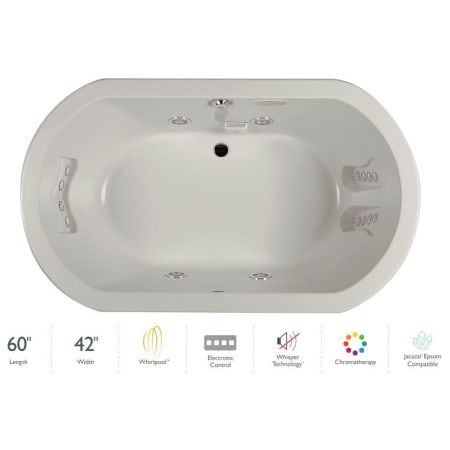 A large image of the Jacuzzi ANZ6042WCR4CW Oyster