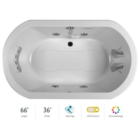A large image of the Jacuzzi ANZ6636CCR5CH White