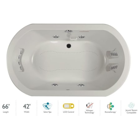 A large image of the Jacuzzi ANZ6642CCR5IW Oyster