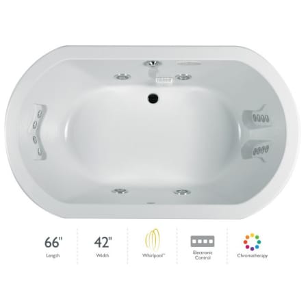 A large image of the Jacuzzi ANZ6642WCR4CH White