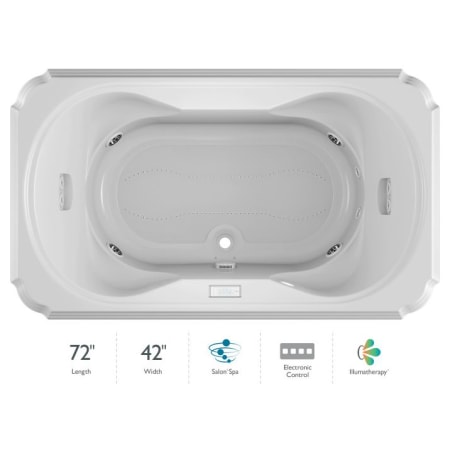 A large image of the Jacuzzi BEL7242CCL4IH White