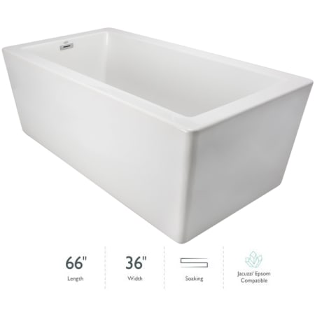 A large image of the Jacuzzi BIF6636BUXXXXW White