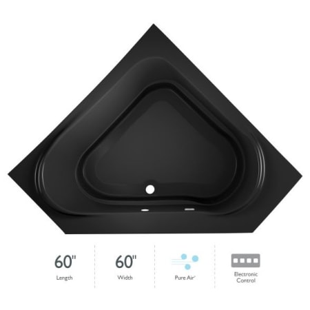 A large image of the Jacuzzi CAP6060ACL2XX Black