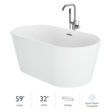 A large image of the Jacuzzi CEB5932BCXXXX White