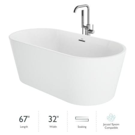 A large image of the Jacuzzi CEB6732BCXXXX White
