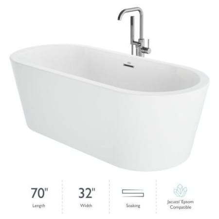 A large image of the Jacuzzi CEB7032BCXXXX White