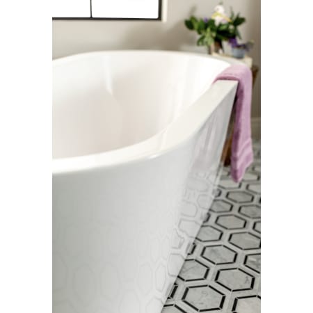 Jacuzzi CEF5932BCXXXXG White / White Trim Celeste 59 Inch ...