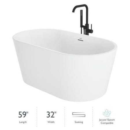 A large image of the Jacuzzi CEM5932BCXXXX Gloss White