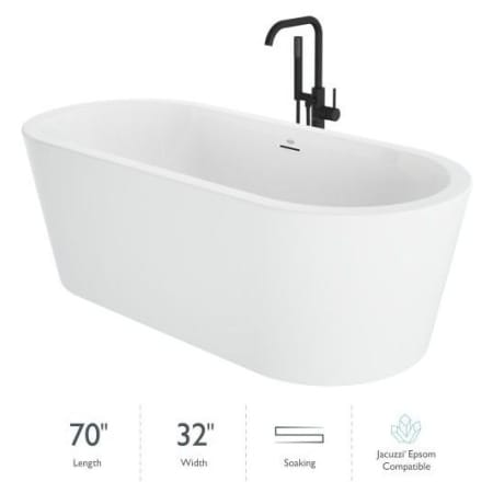 A large image of the Jacuzzi CEM7032BCXXXX Gloss White