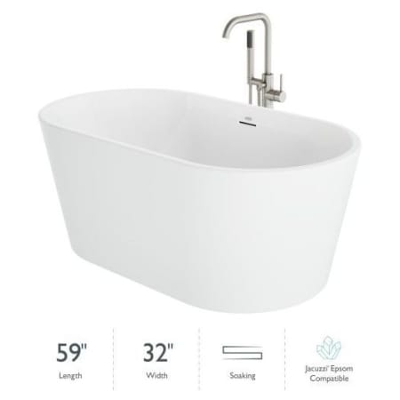 A large image of the Jacuzzi CEN5932BCXXXX Gloss White