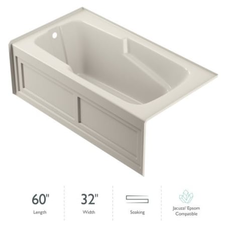 A large image of the Jacuzzi CTS6032 BLX XXX Oyster