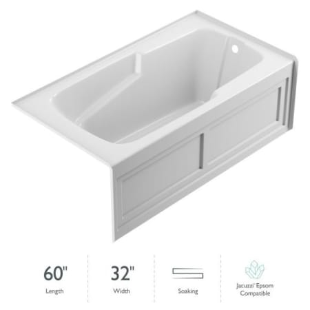 A large image of the Jacuzzi CTS6032 BRX XXX White