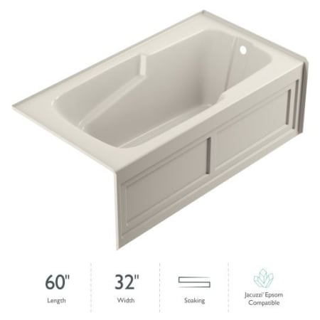 A large image of the Jacuzzi CTS6032 BRX XXX Oyster