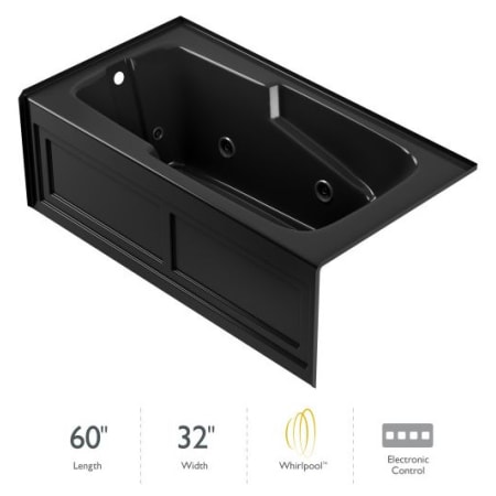 A large image of the Jacuzzi CTS6032 WLR 2HX Black