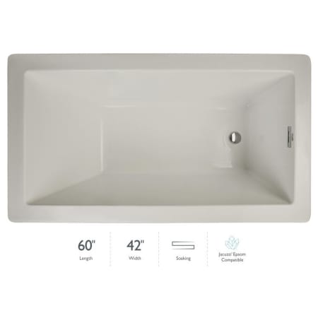 A large image of the Jacuzzi ELA6042BUXXXX Oyster