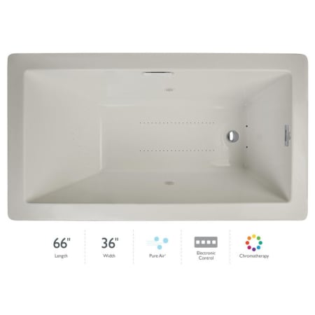 A large image of the Jacuzzi ELA6636ALR4CX Oyster