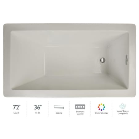A large image of the Jacuzzi ELA7236BUX2CX Oyster