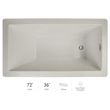 A large image of the Jacuzzi ELA7236BUXXXX Oyster