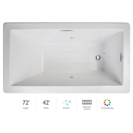 A large image of the Jacuzzi ELA7242ALR4CX White