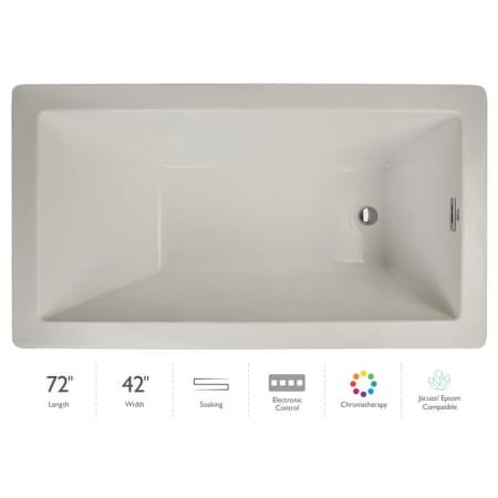 A large image of the Jacuzzi ELA7242BUX2CX Oyster