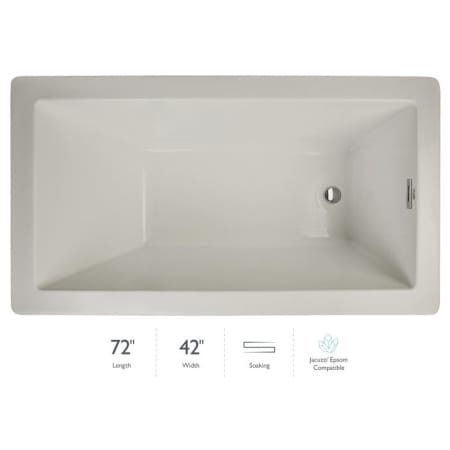 A large image of the Jacuzzi ELA7242BUXXXX Oyster