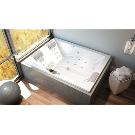 Jacuzzi ELA7959WCD4CPWC White / Chrome Trim Elara® Plus 79 ...