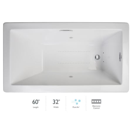 A large image of the Jacuzzi ELL6032ALR2XX White